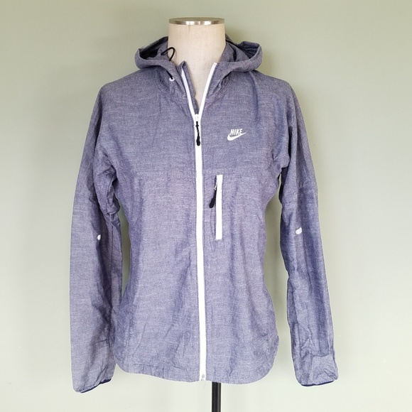 Nike Jackets & Blazers - Nike Chambray Zip Up Jacket